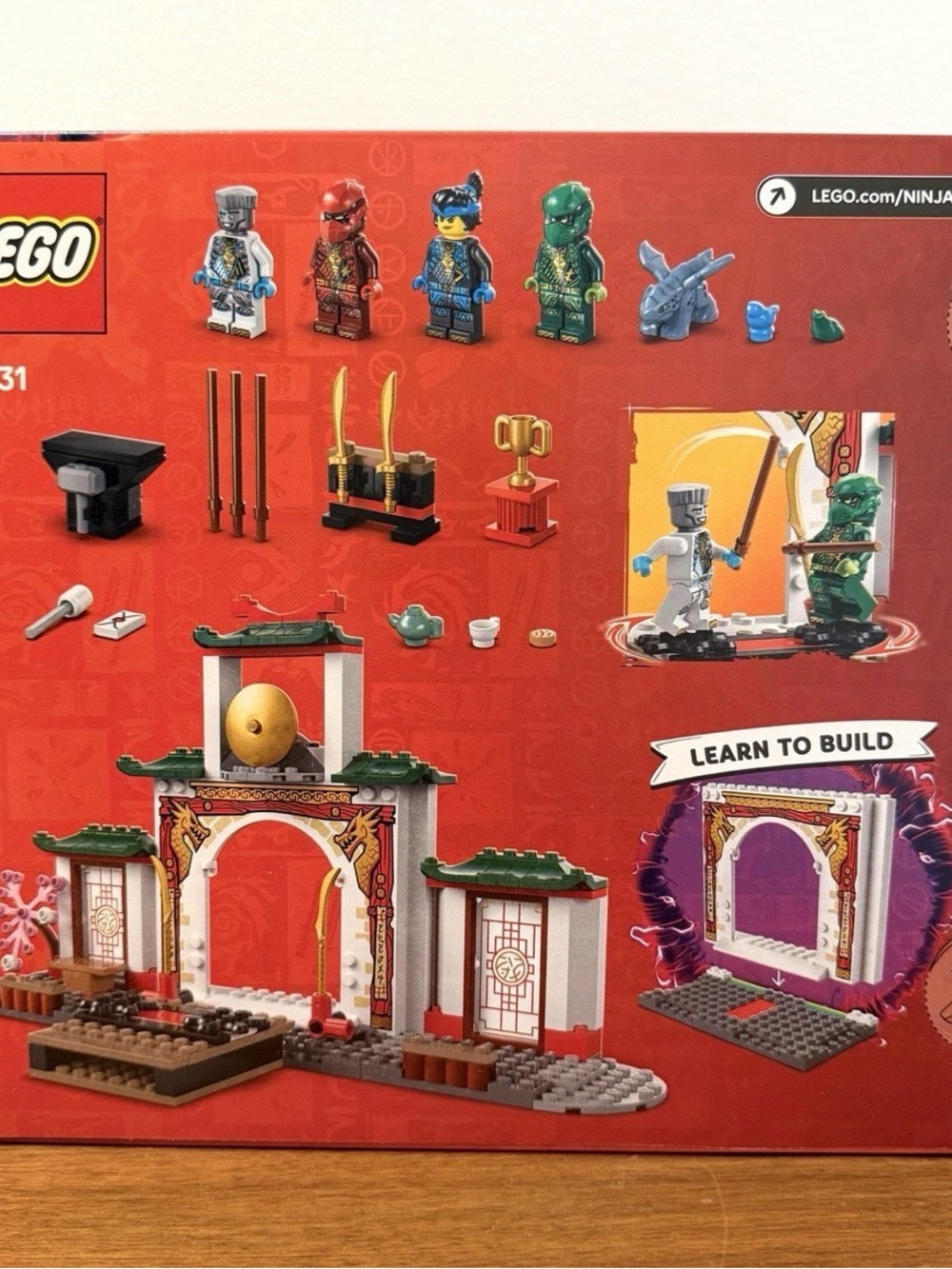 NIB LEGO NINJAGO Ninja Spinjitzu Temple (71831) - Picture 2 of 3
